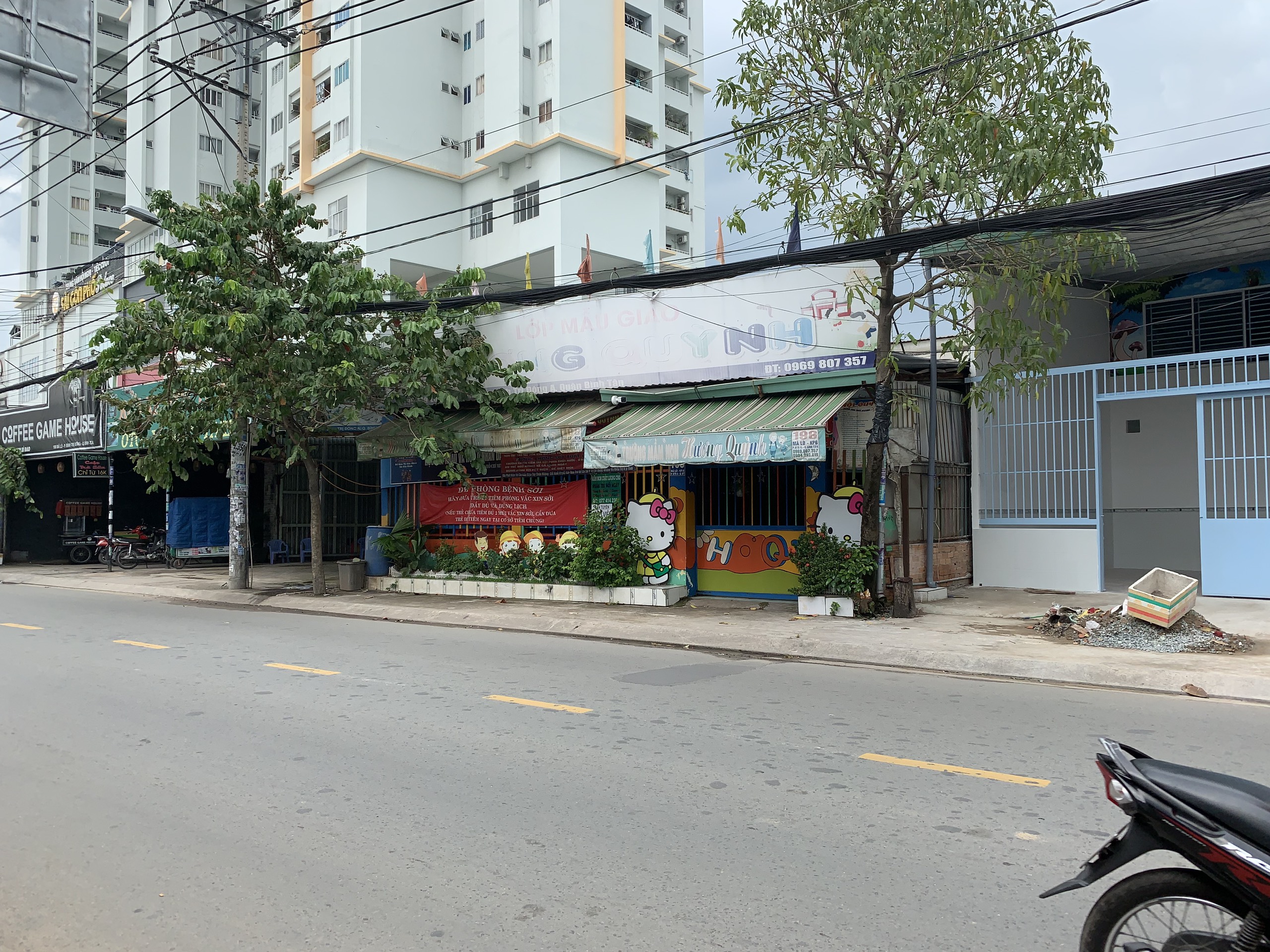 Cho thuê MTKD dưới chung cư Lê Thành, ngay ngã tư BV Bình Tân. 200m2